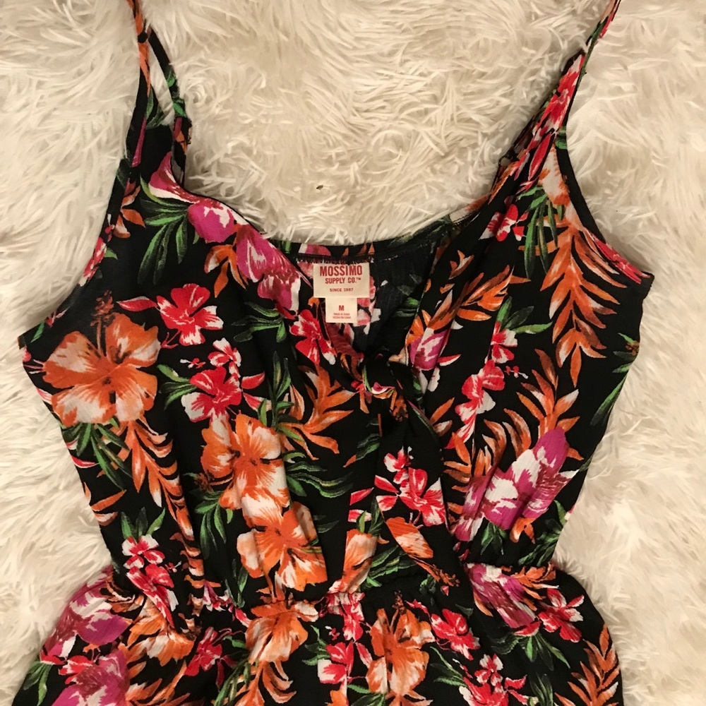 Mossimo Floral Romper Sz M - Picture 5 of 6